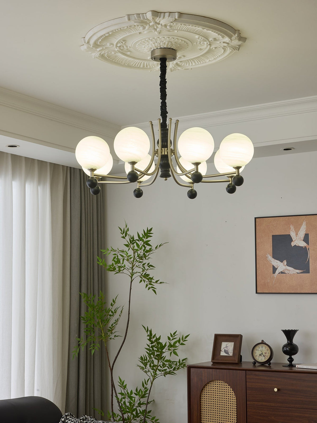 Serenus Sphere Multi-Light Chandelier