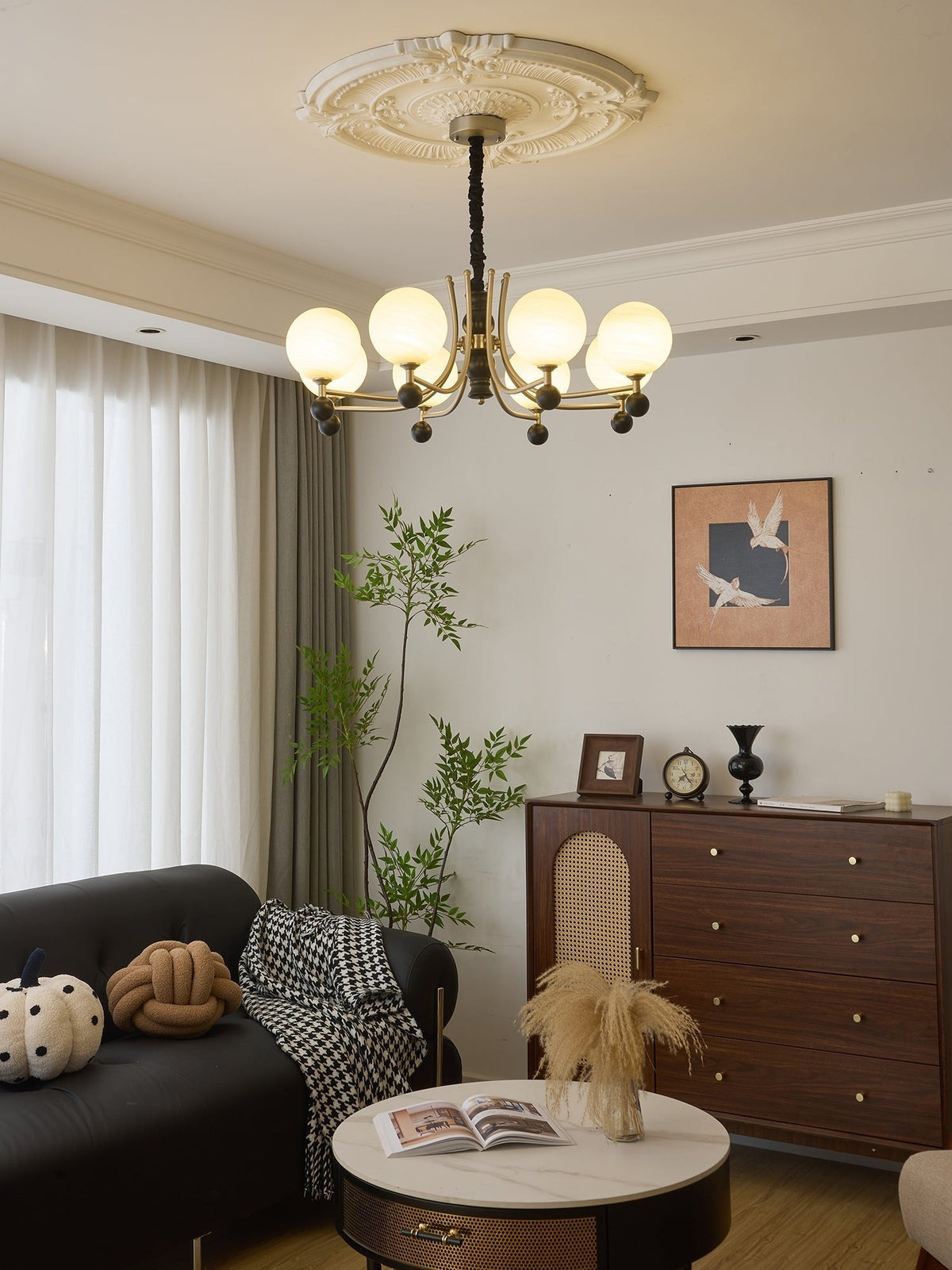 Serenus Sphere Multi-Light Chandelier