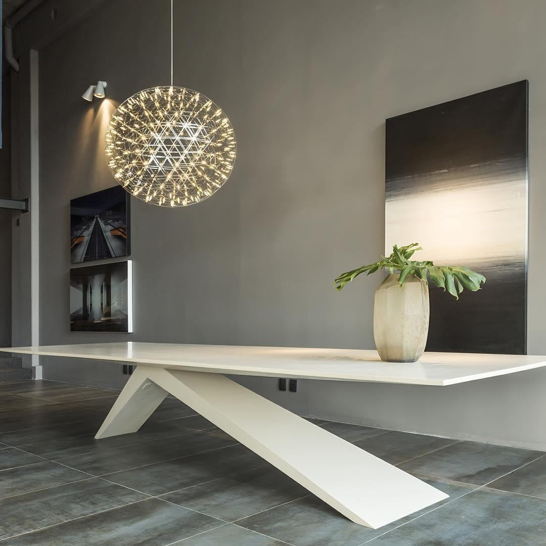 Silver Spark Sphere LED Pendant Light