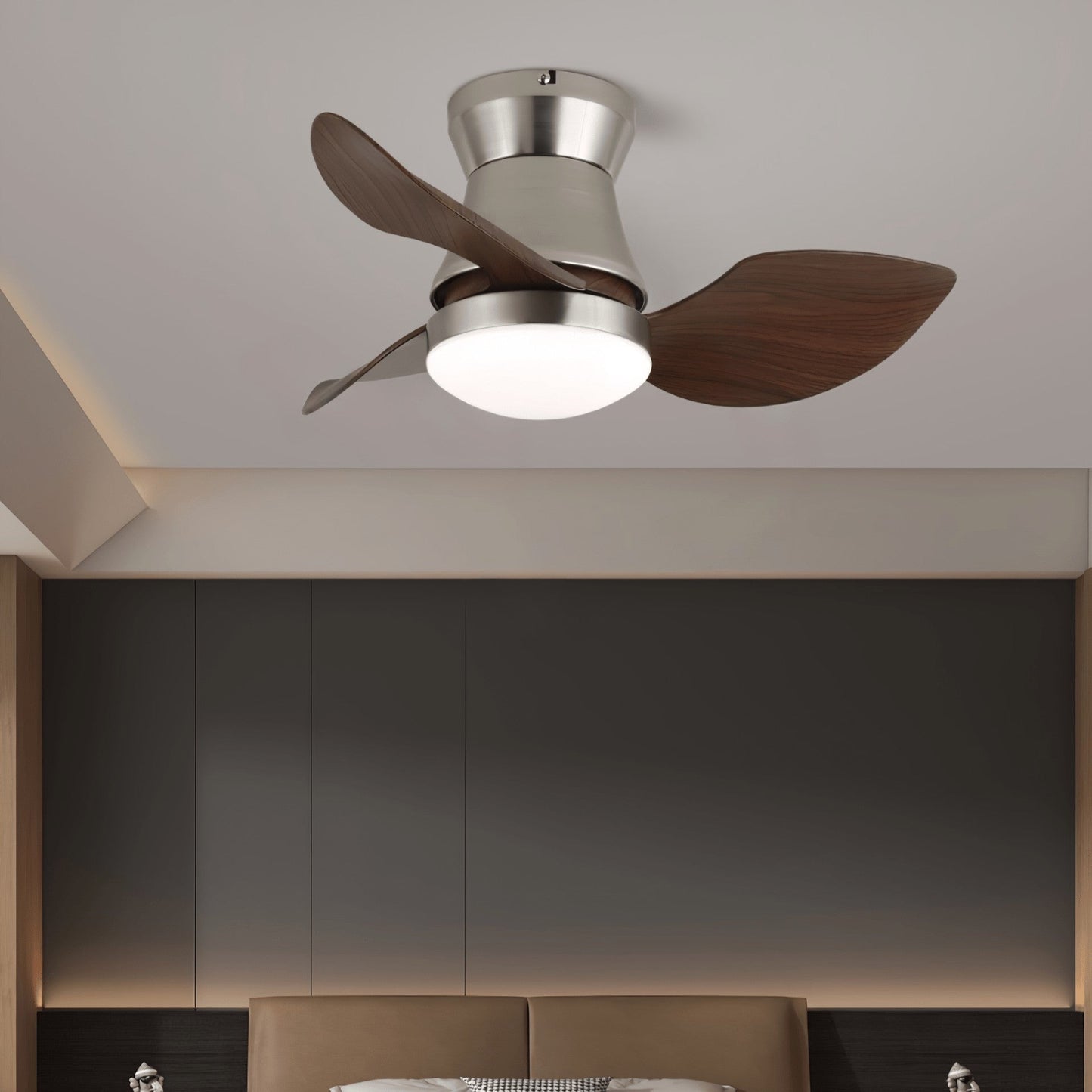 Solano Bloom Reversible LED Ceiling Fan Light