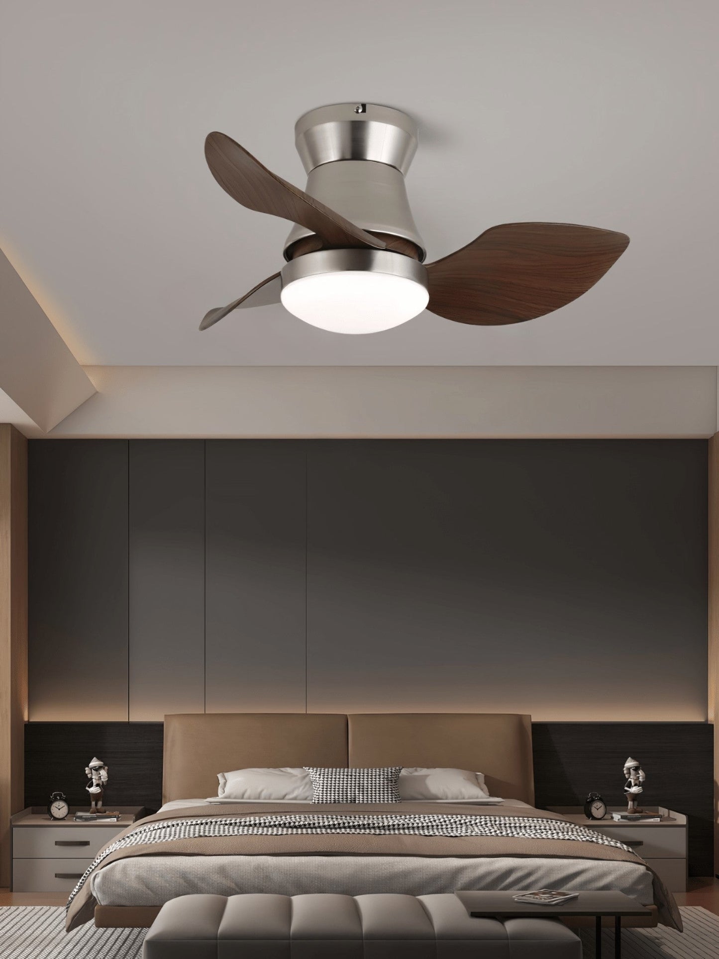 Solano Bloom Reversible LED Ceiling Fan Light