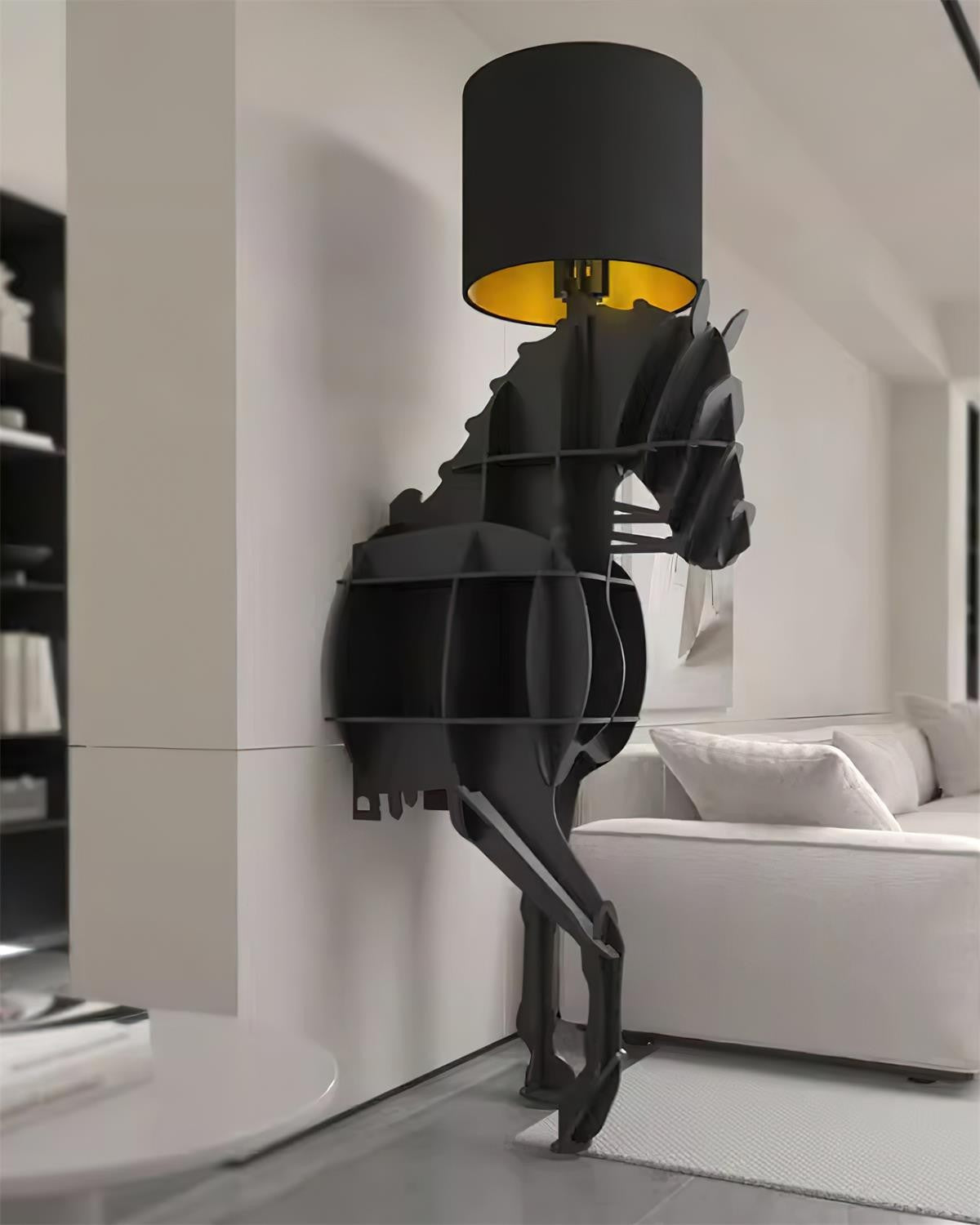 Tete Horse Sculptural Floor Lamp