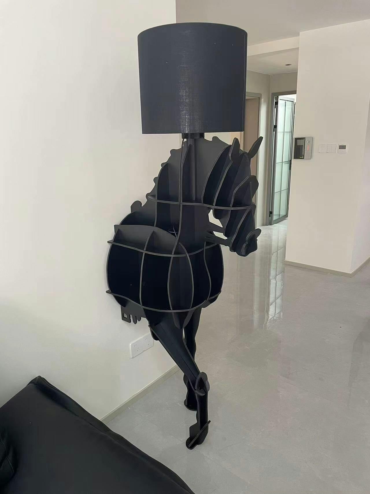 Tete Horse Sculptural Floor Lamp