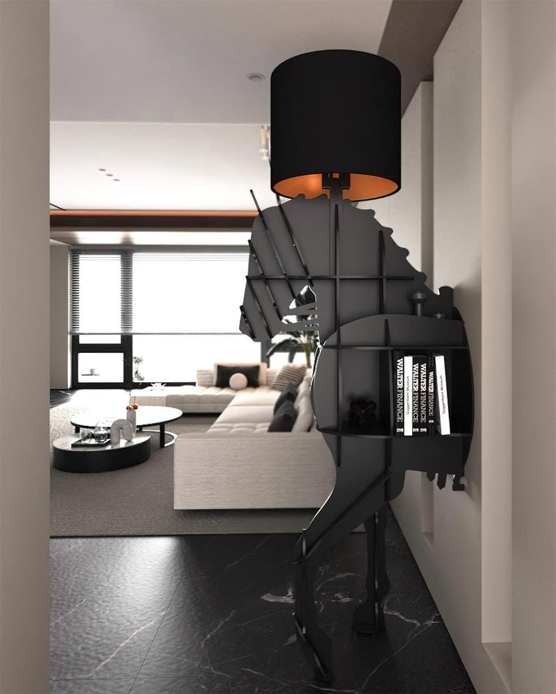 Tete Horse Sculptural Floor Lamp