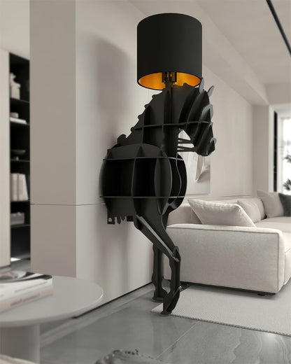 Tete Horse Sculptural Floor Lamp