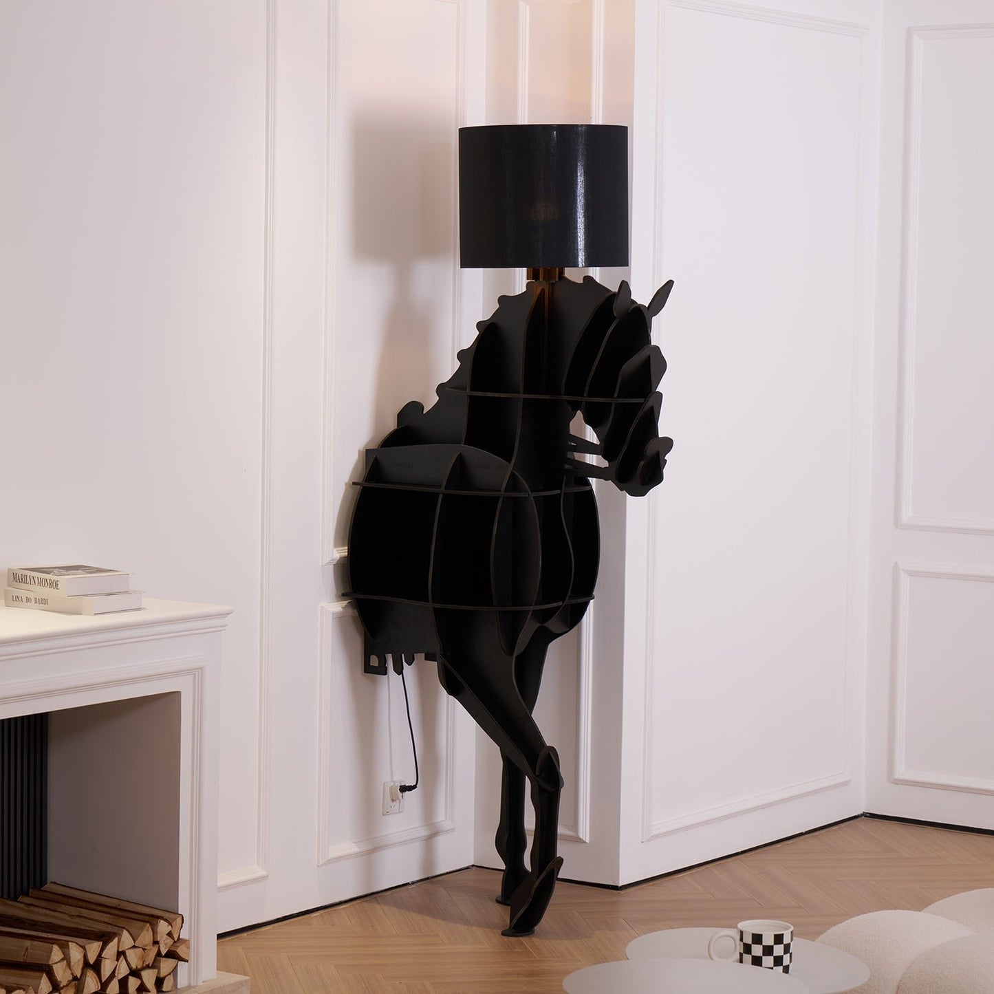 Tete Horse Sculptural Floor Lamp