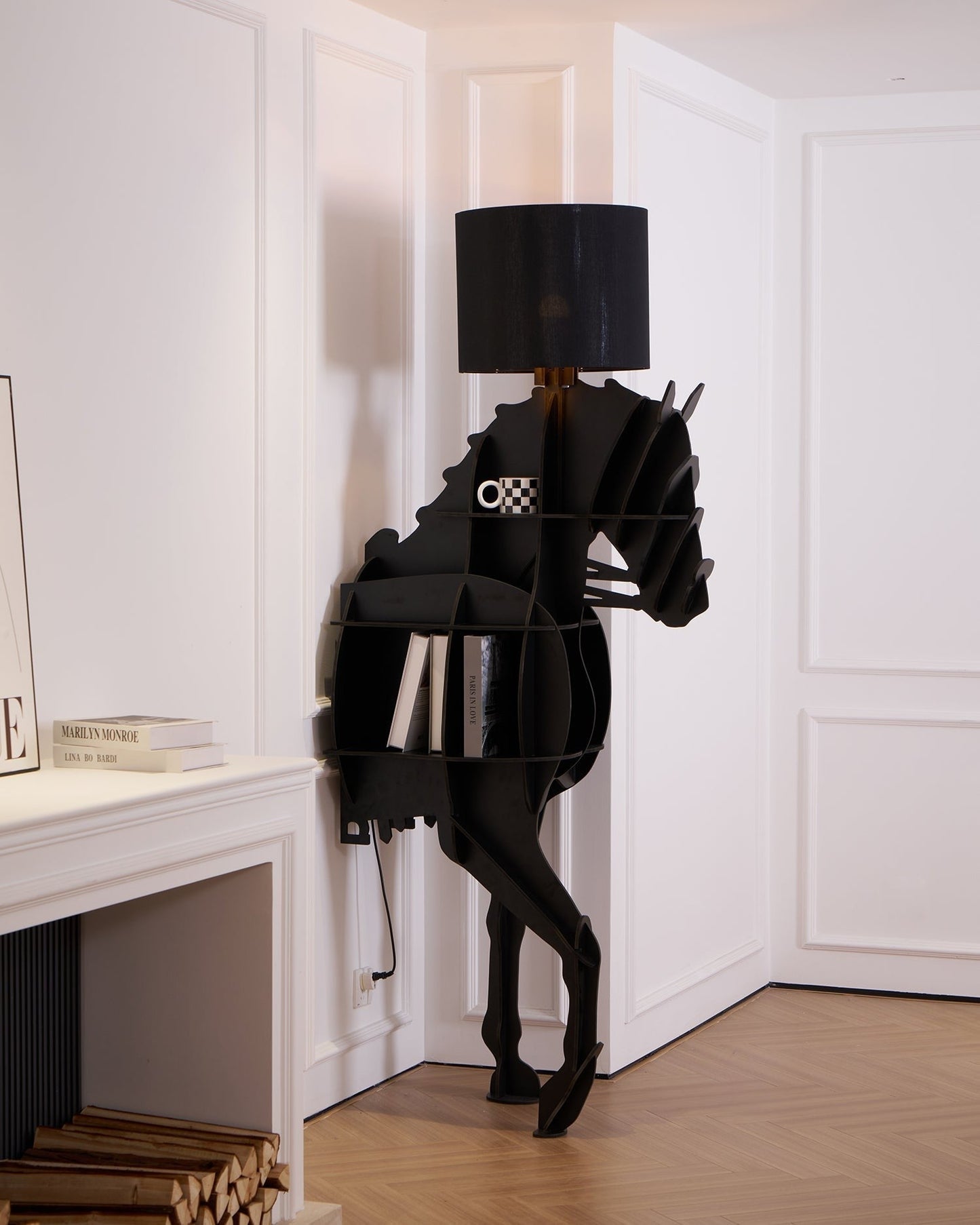 Tete Horse Sculptural Floor Lamp