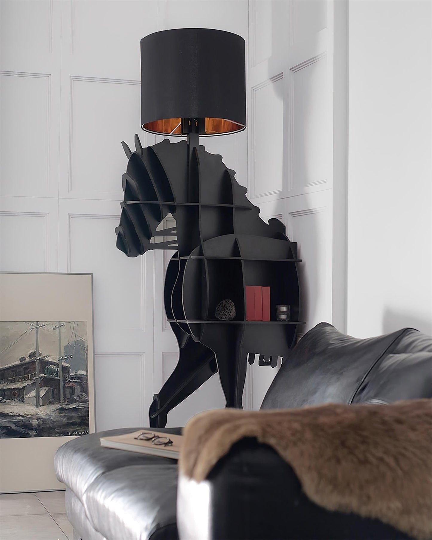 Tete Horse Sculptural Floor Lamp