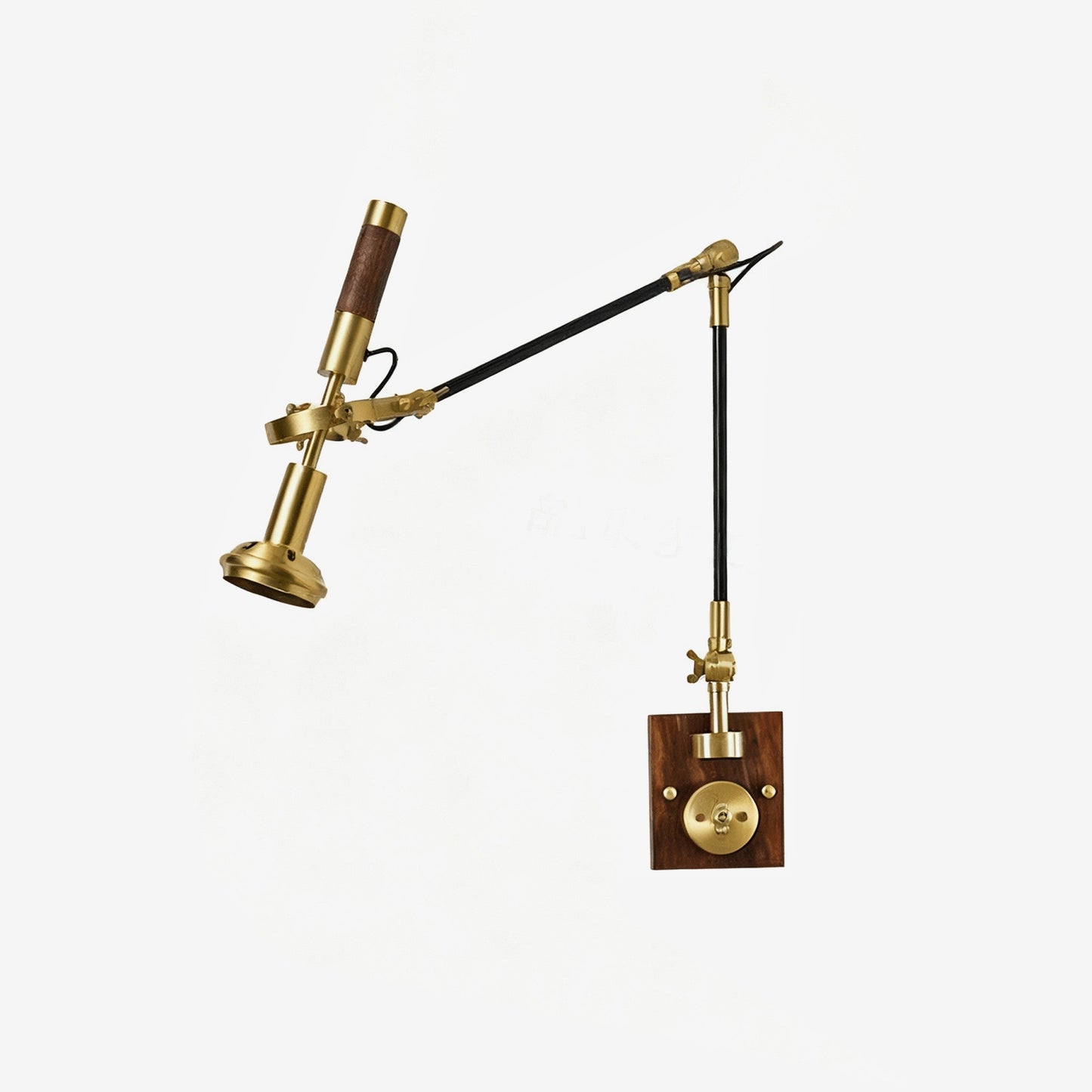 Thalia Adjustable Wood Wall Lamp