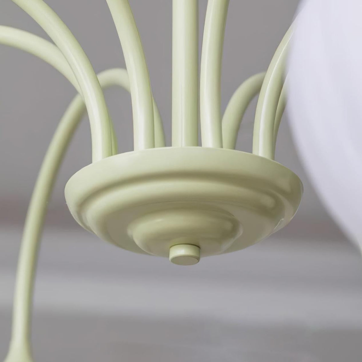 Tulip Matcha Glass Chandelier