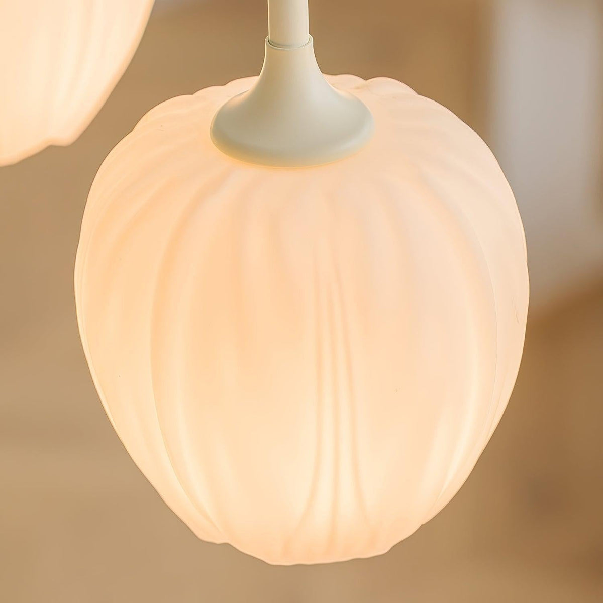 Tulip Matcha Glass Chandelier