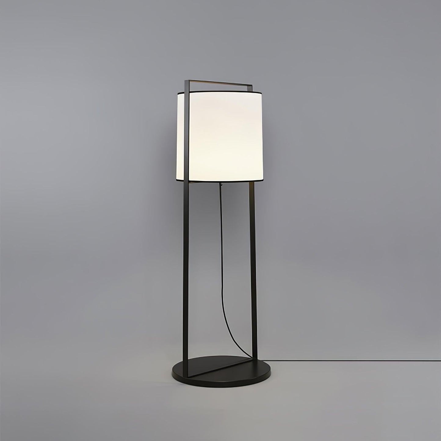 Urban Silhouette Fabric Floor Lamp