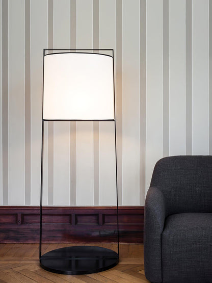 Urban Silhouette Fabric Floor Lamp