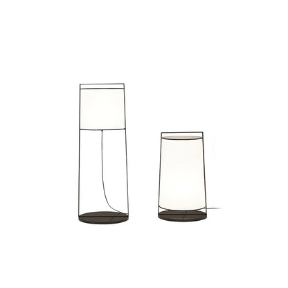 Urban Silhouette Fabric Floor Lamp