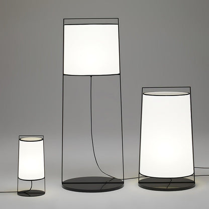 Urban Silhouette Fabric Floor Lamp