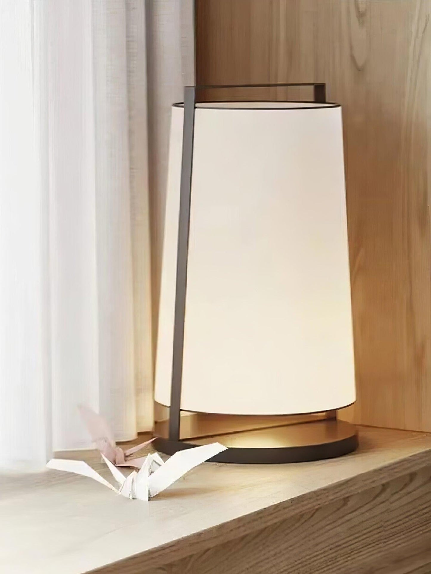 Urban Silhouette Fabric Floor Lamp