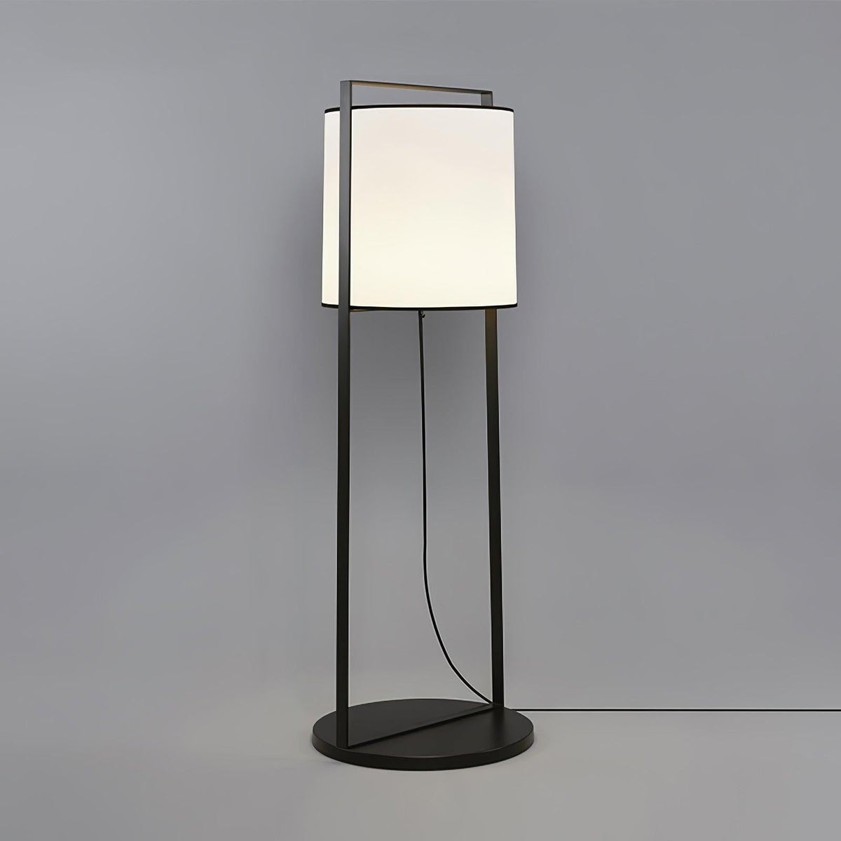 Urban Silhouette Fabric Floor Lamp