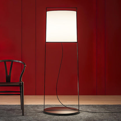 Urban Silhouette Fabric Floor Lamp