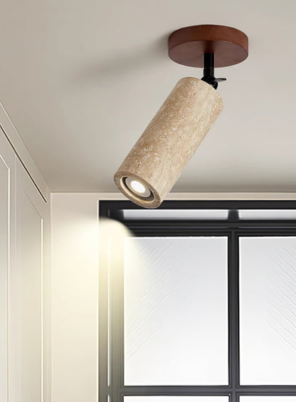 Versa Stone Adjustable Travertine Wall Light