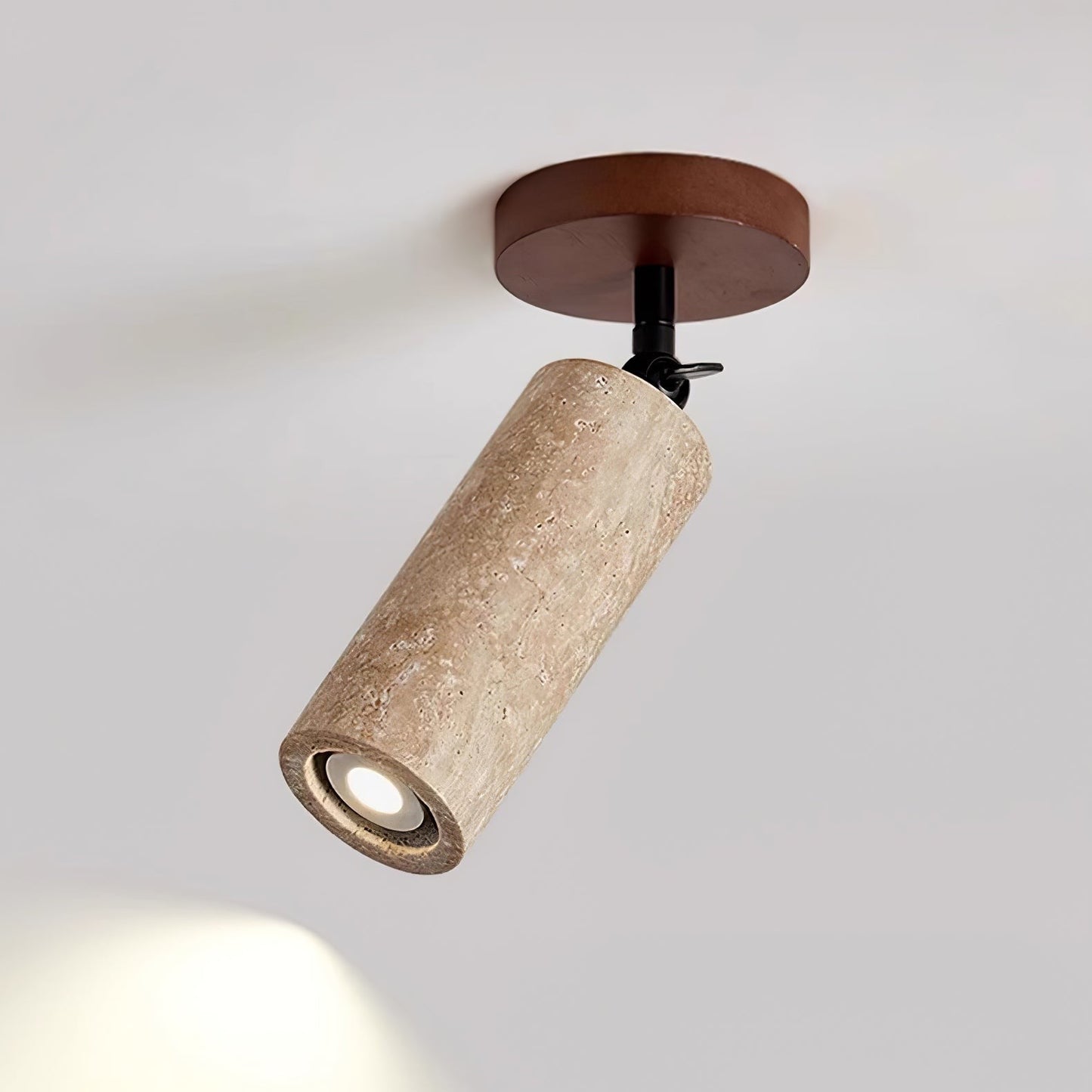 Versa Stone Adjustable Travertine Wall Light