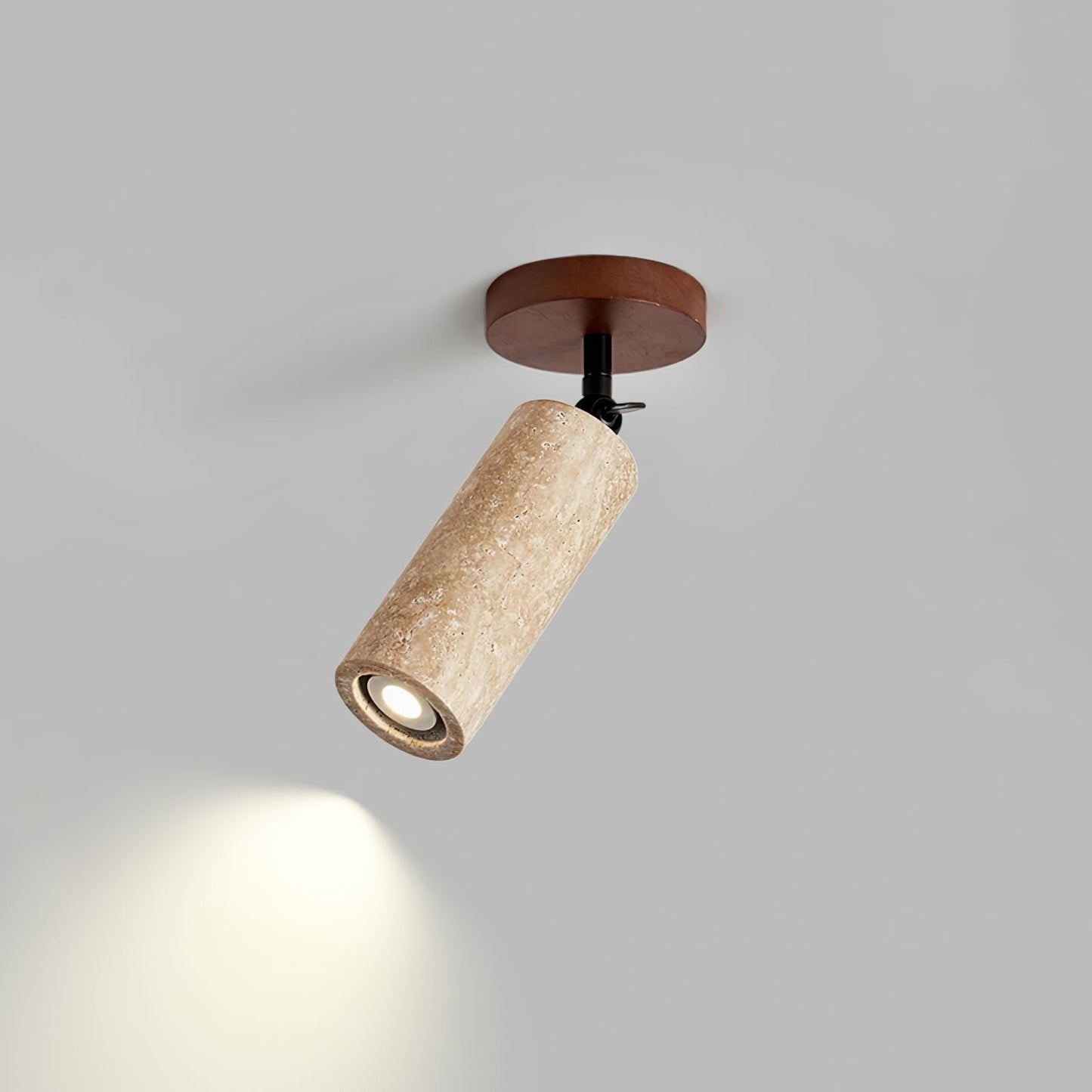Versa Stone Adjustable Travertine Wall Light