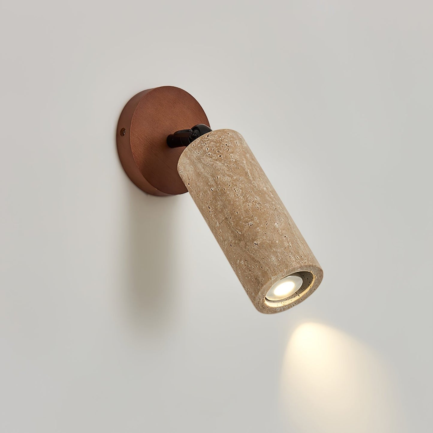 Versa Stone Adjustable Travertine Wall Light