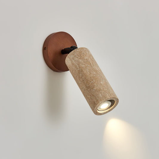 Versa Stone Adjustable Travertine Wall Light