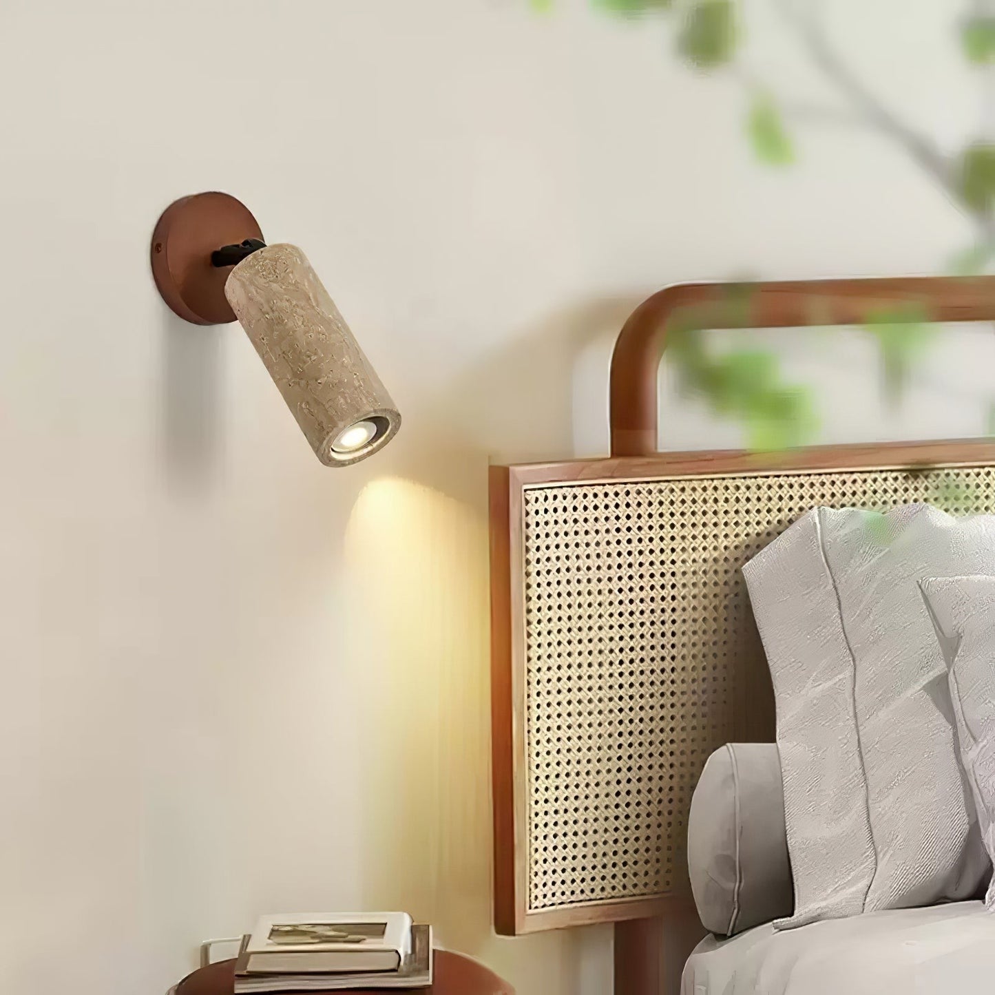 Versa Stone Adjustable Travertine Wall Light